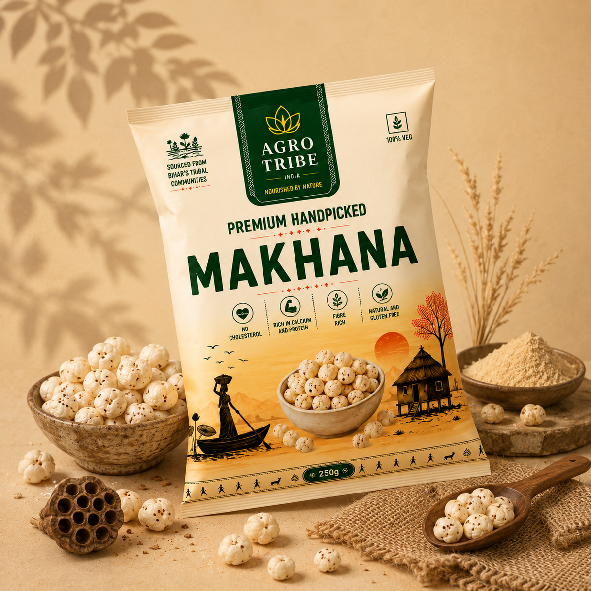 Raw Makhana