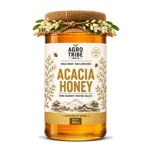 Agro Tribe Acacia Honey 500g jar