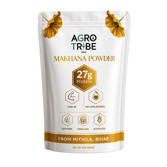 Agro Tribe Makhana Powder 250g front pouch