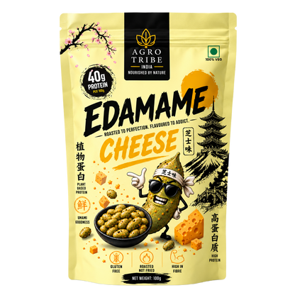 Agro Tribe Cheese Edamame 100g front pouch